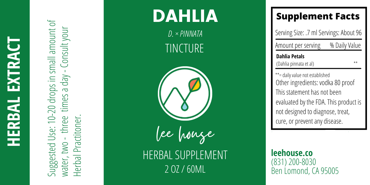 Dahlia Tincture