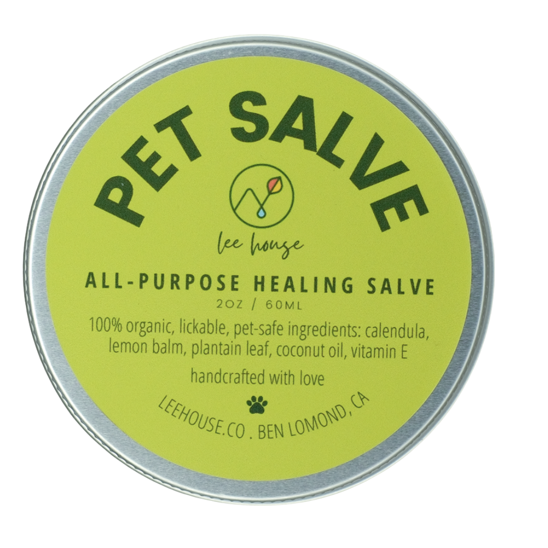 Pet Salve: Organic Healing Balm for Dogs, Cats, and Other Furry Friends
