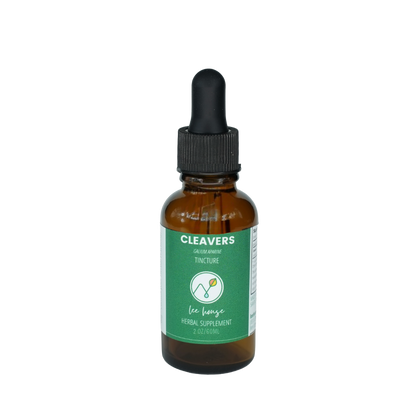 Small-batch Cleavers Tincture for lymphatic support by LeeHouse Apothecary.