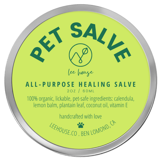 Pet Salve: Organic Healing Balm for Cats and Dogs