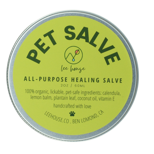 Pet Salve: Organic Healing Balm for Dogs, Cats, and Other Furry Friends