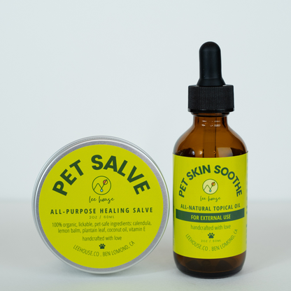 Happy Pet Duo: Topical Healing for Hot Spots, Rashes, Bites, Scrathes