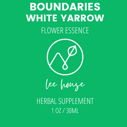 Boundaries: White Yarrow Flower Essence