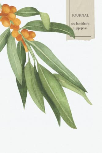 Vintage-Style Botanical Notebook - Sea Buckthorn