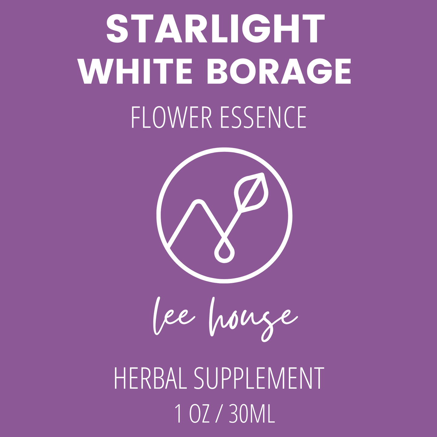 Starlight: White Borage Flower Essence