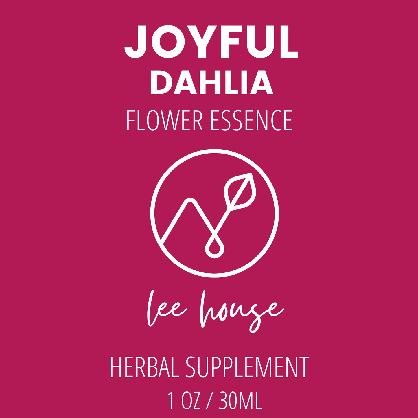 Joyful: Dahlia Flower Essence