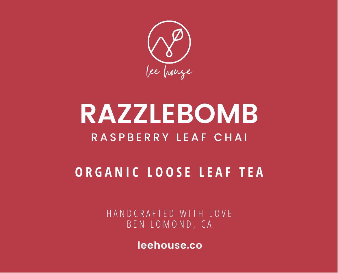 RazzleBomb Raspberry Leaf Chai