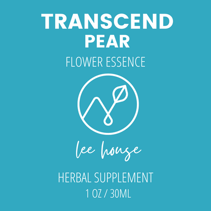 Transcend: Pear Blossom Flower Essence with Clear Quartz